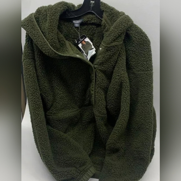 Eddie Bauer Sweaters - Eddie Bauer Relaxed Fit Plush Cozy 1/4 Button Sweatshirt Size XL NWT MSRP $70